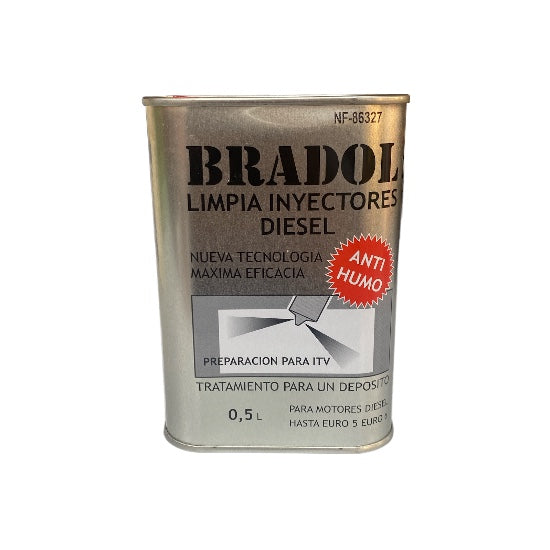 Limpia inyectores diésel 0.5L BRADOL